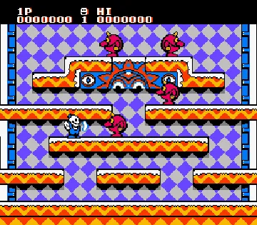 Snow Bros. (Japan) screen shot game playing